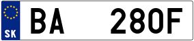 Truck License Plate